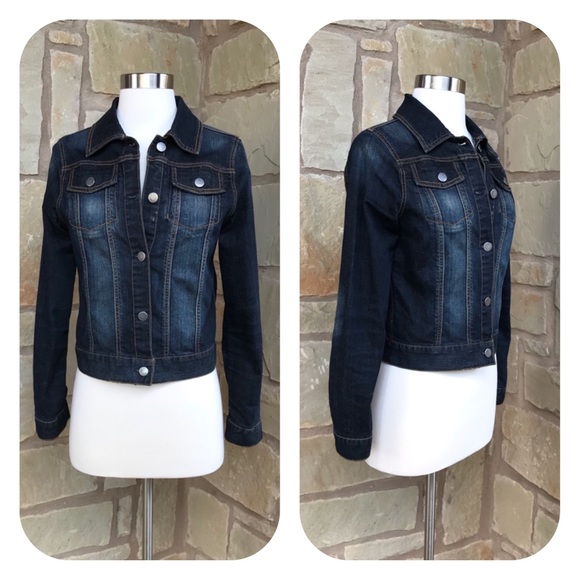 Anthropologie Jackets & Blazers - Anthropologie Ett Twa Dark Wash Denim Jean Jacket